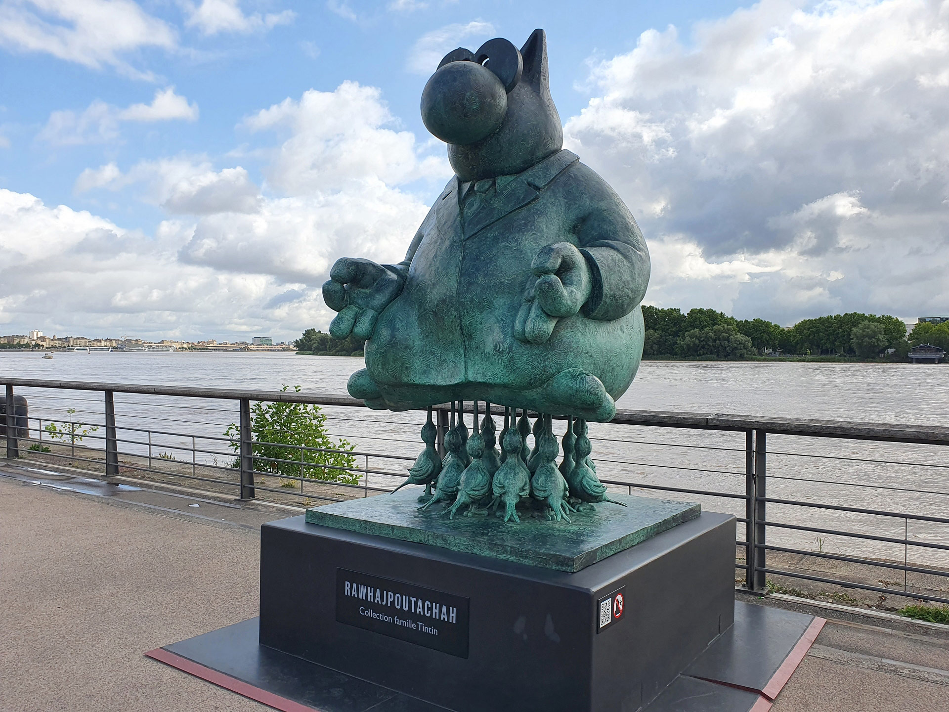 Geluck sculpture, Bordeaux